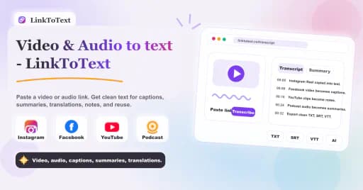 LinkToText logo
