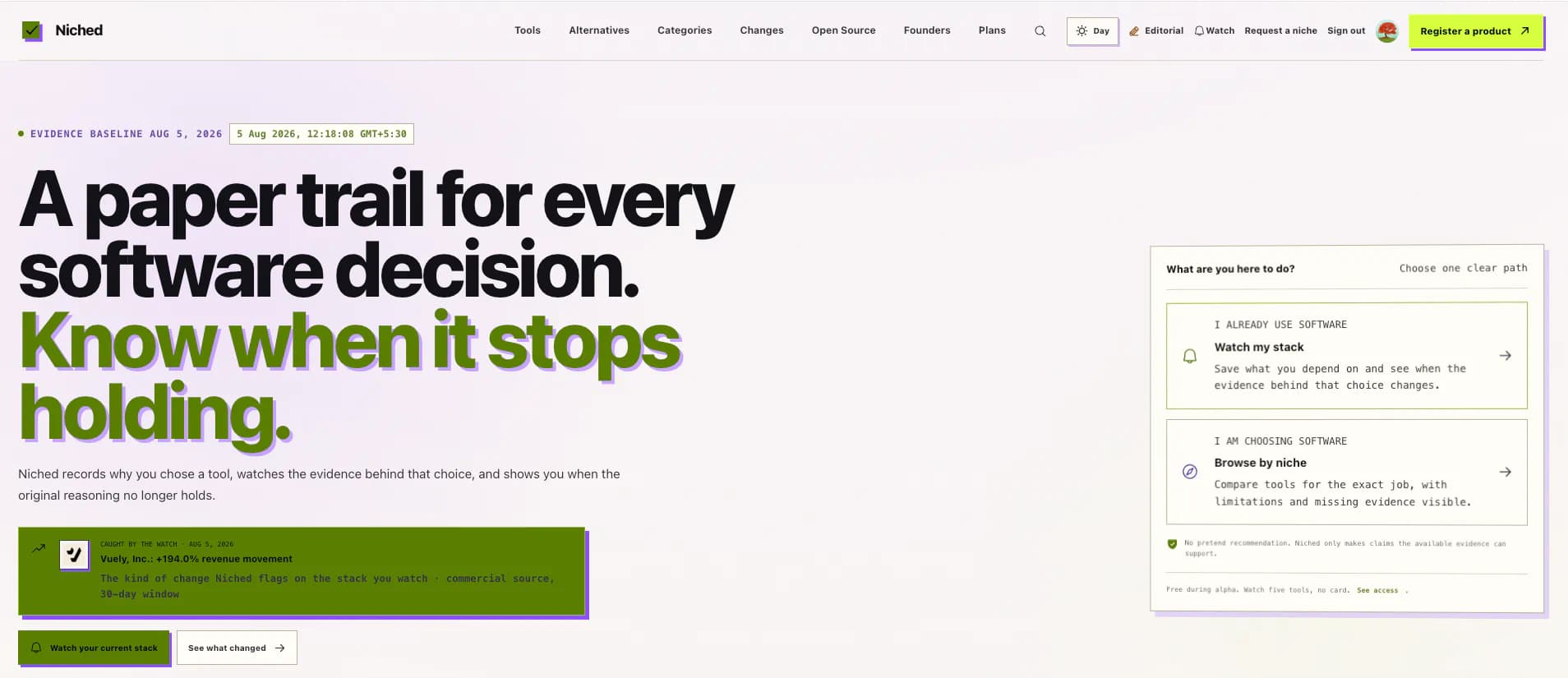 Niched product screenshot 3