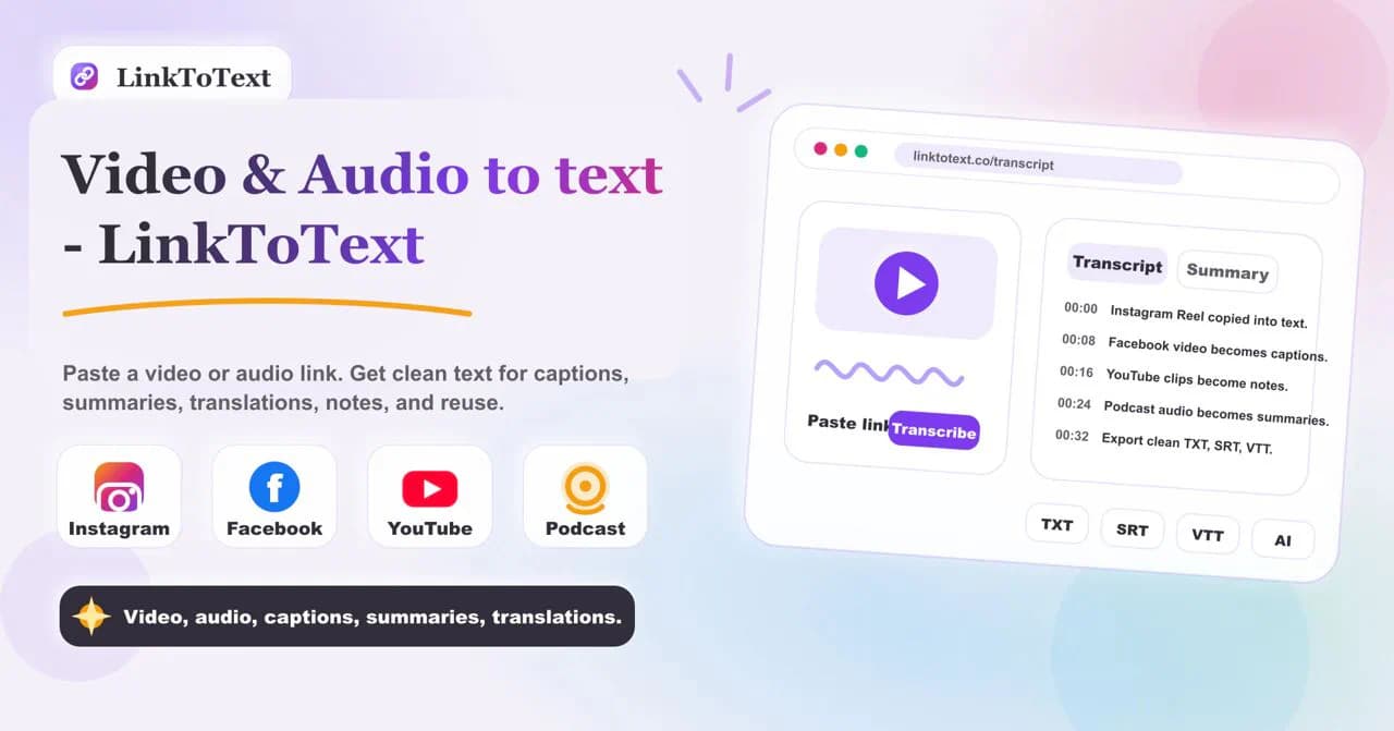 LinkToText product screenshot 1