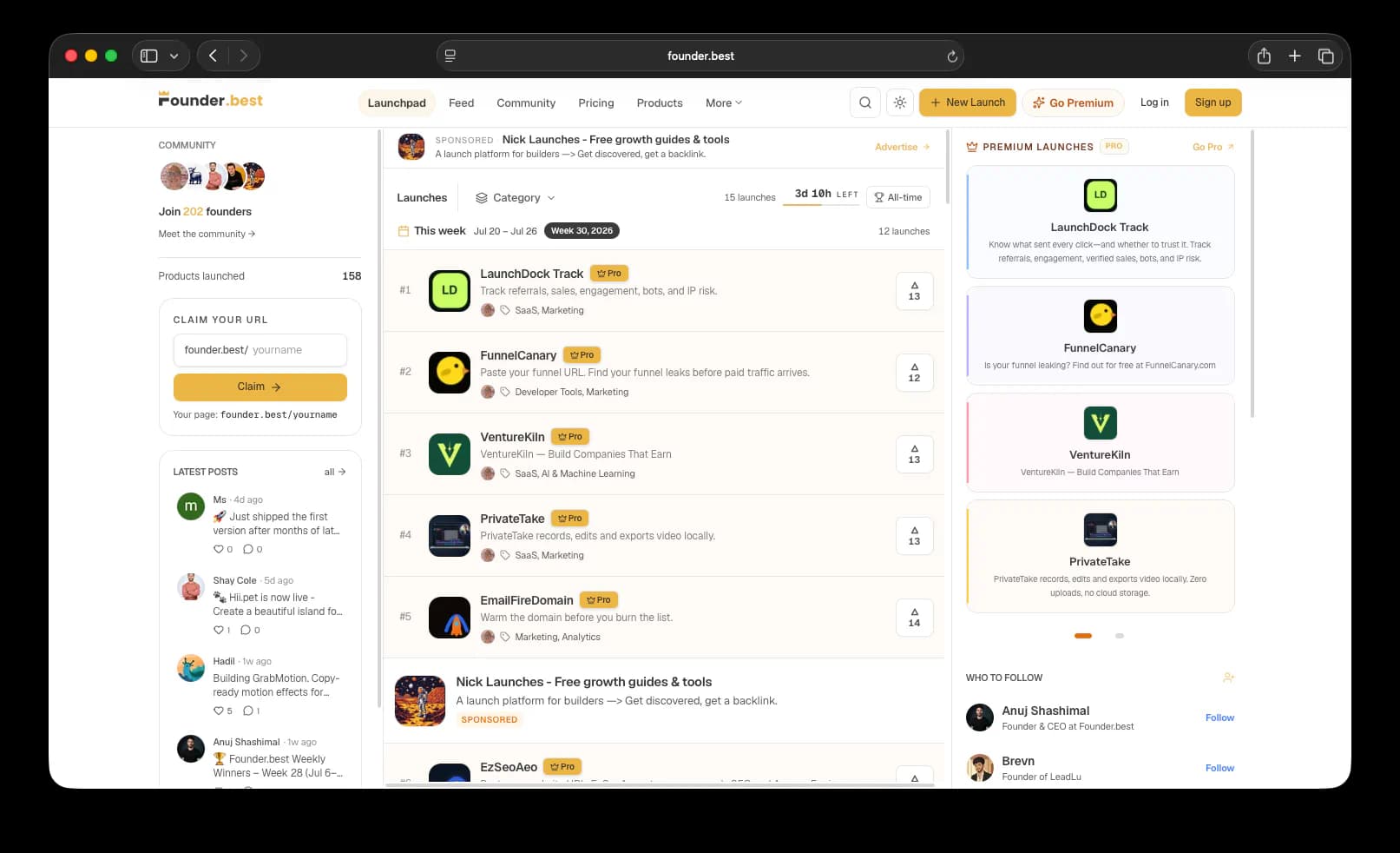 Founder.best product screenshot 1