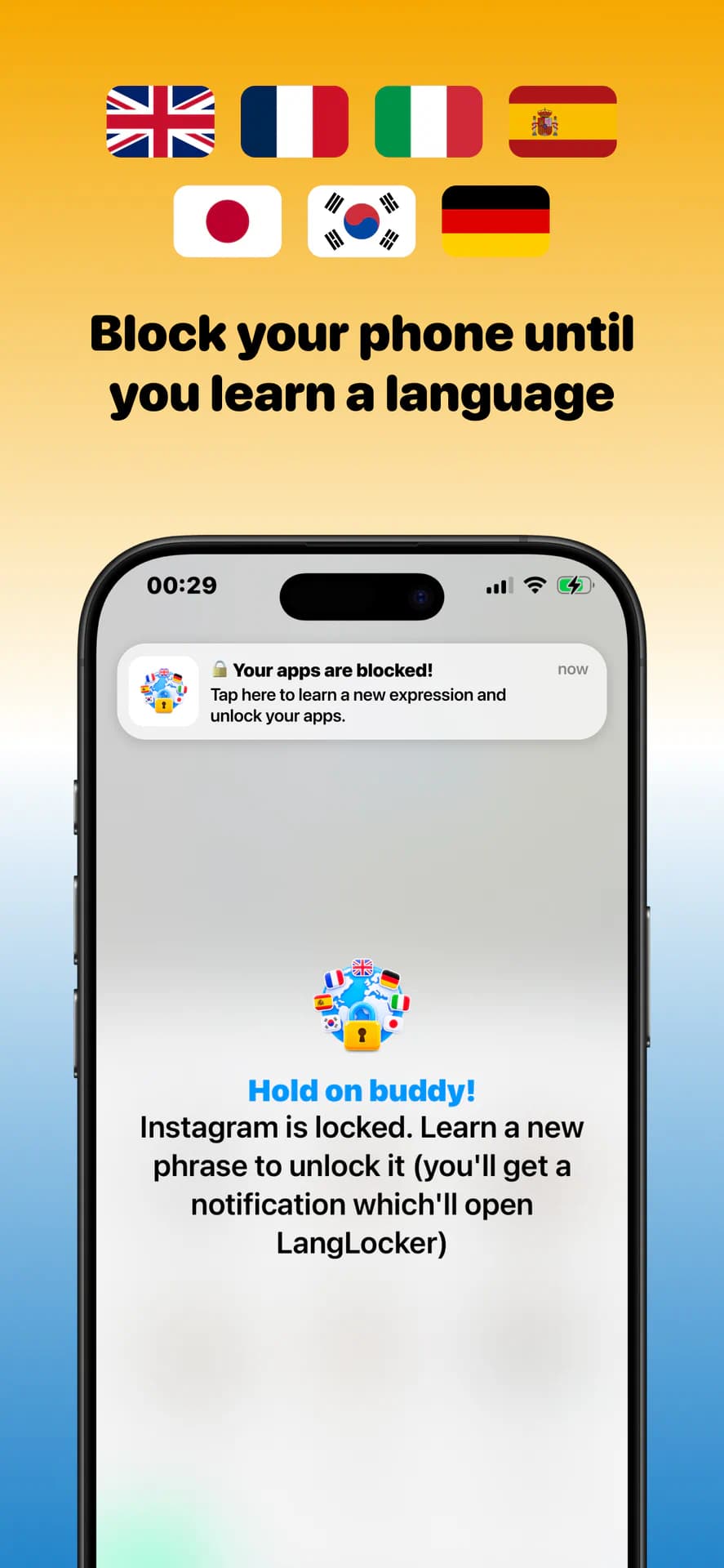 LangLocker product screenshot 1