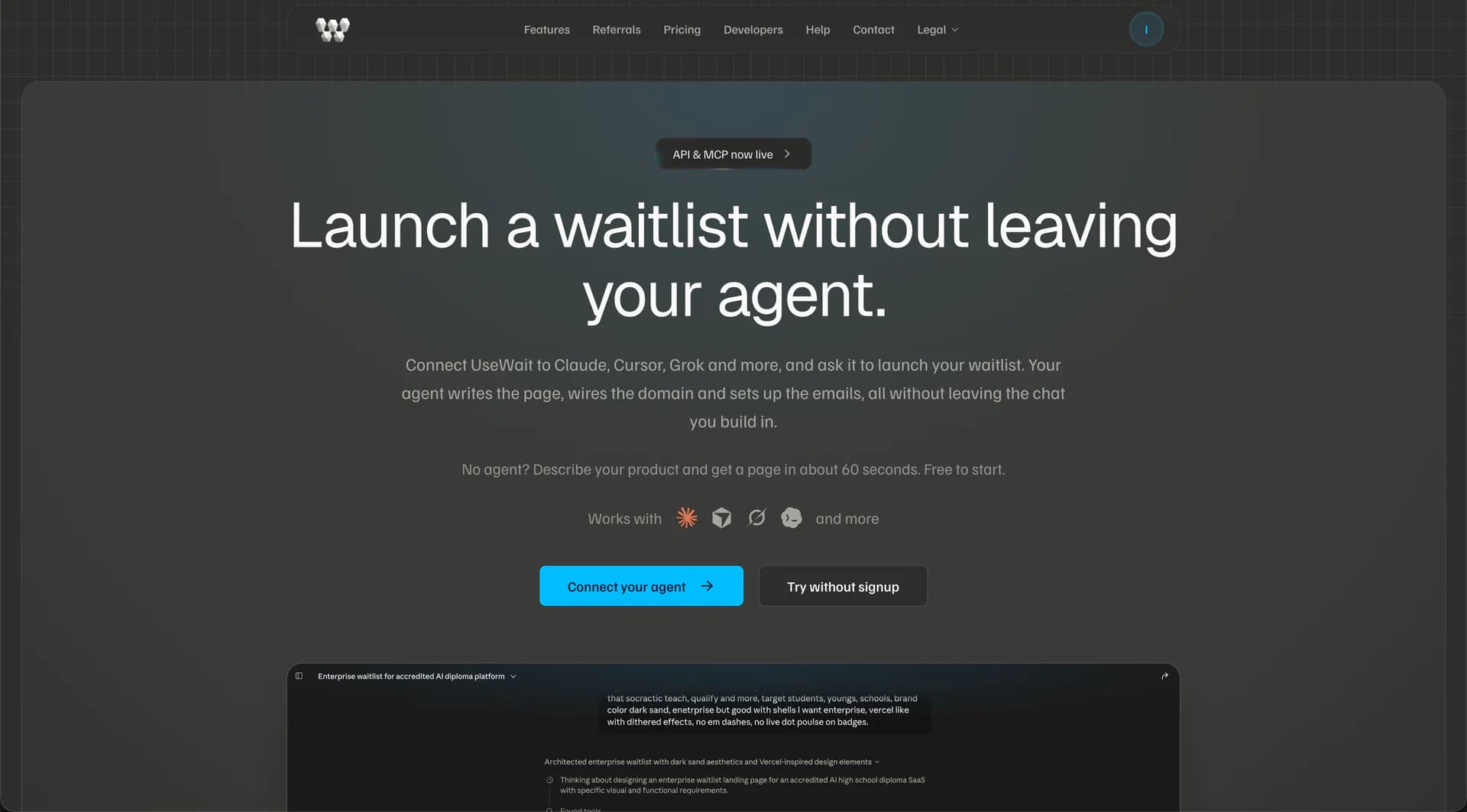 UseWait product screenshot 1
