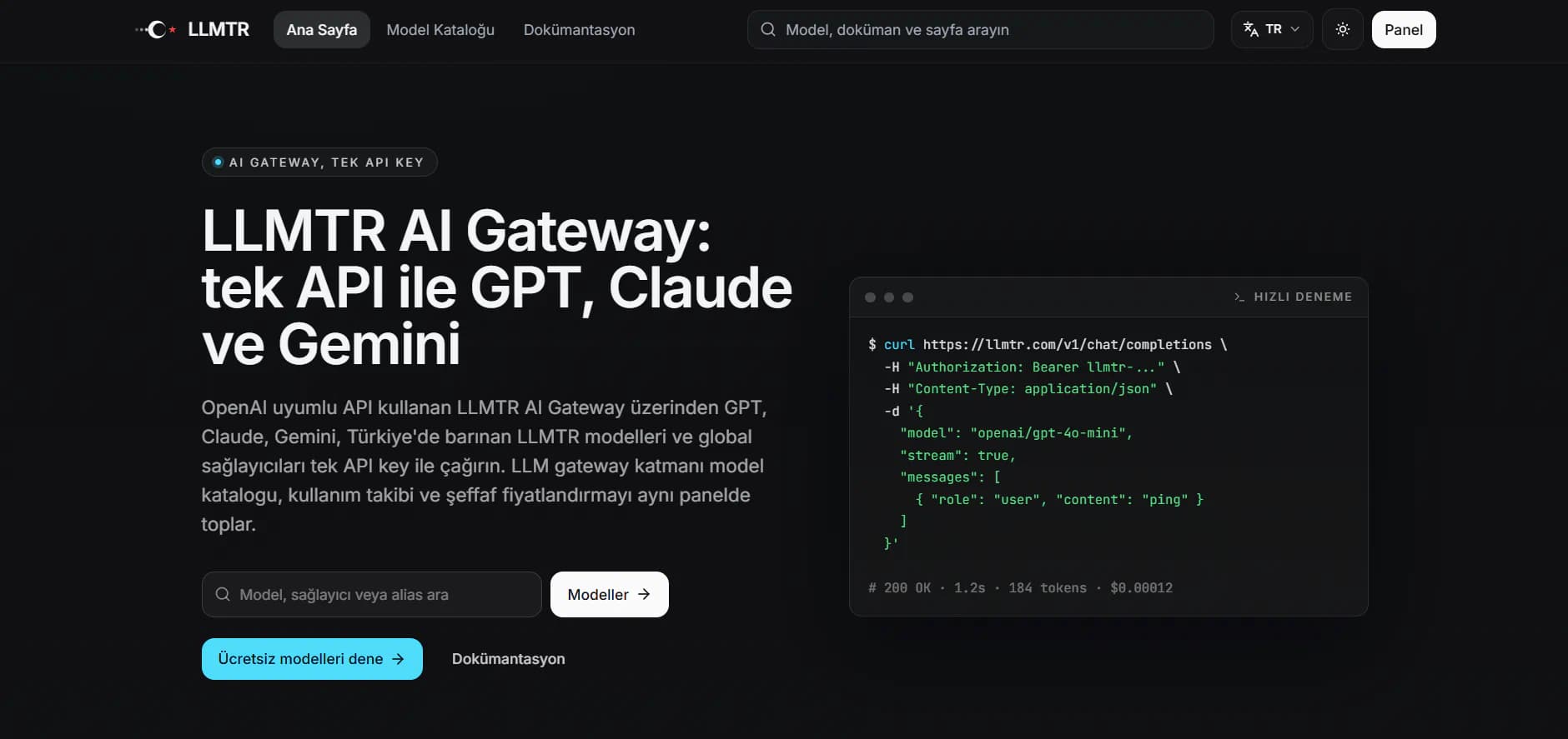 LLMTR product screenshot 1