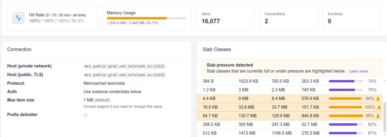 Velstash Cache product screenshot 1