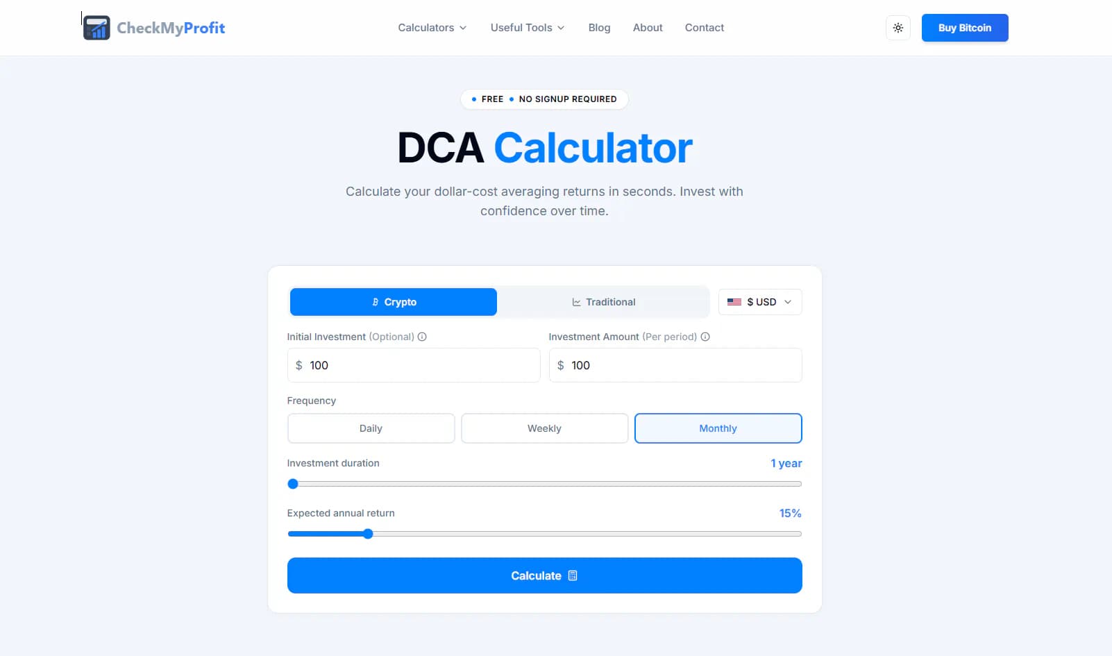 CheckMyProfit product screenshot 2