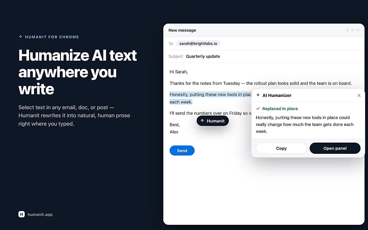 Humanit product screenshot 1