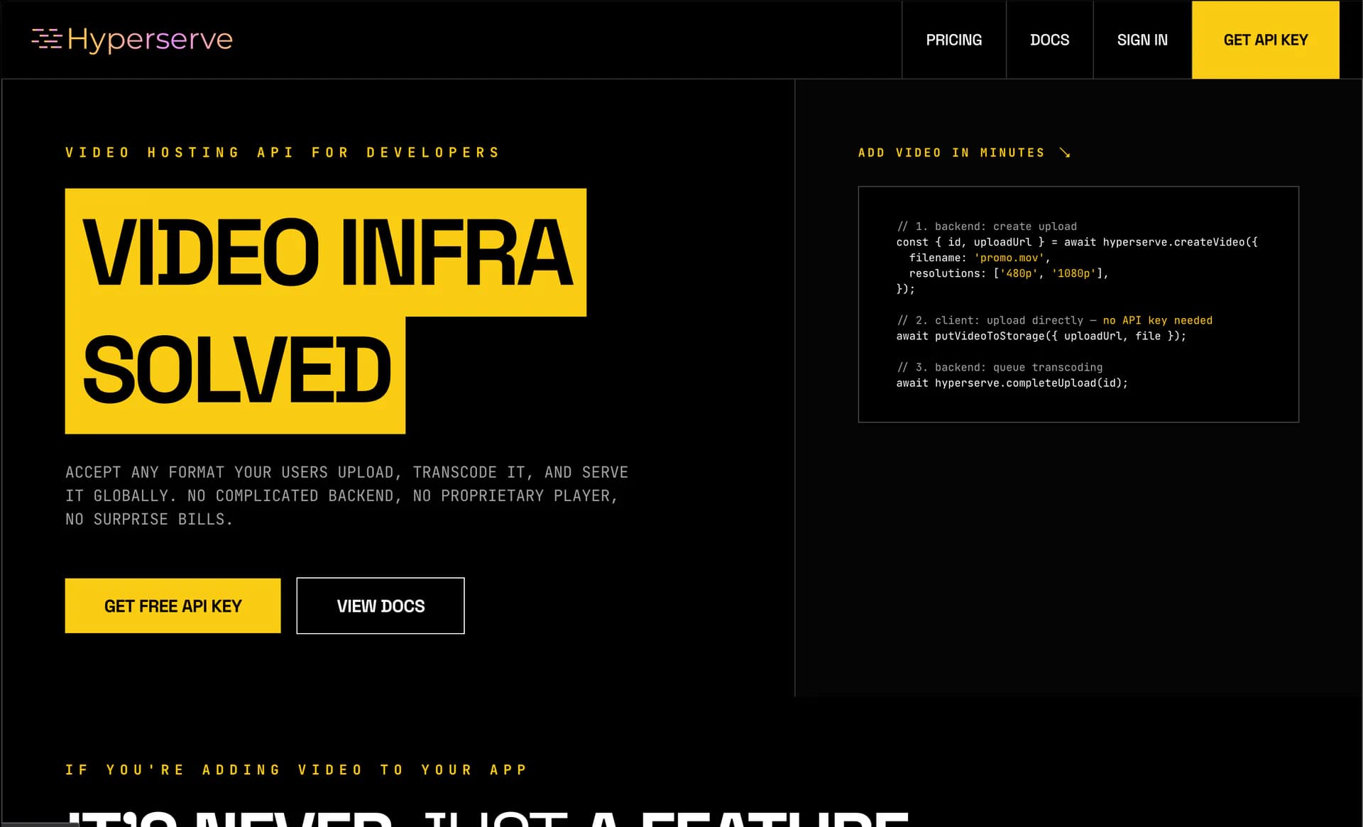 Hyperserve product screenshot 1