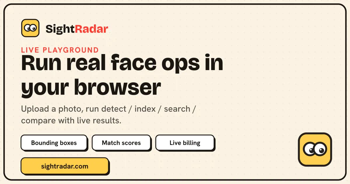 SightRadar product screenshot 2