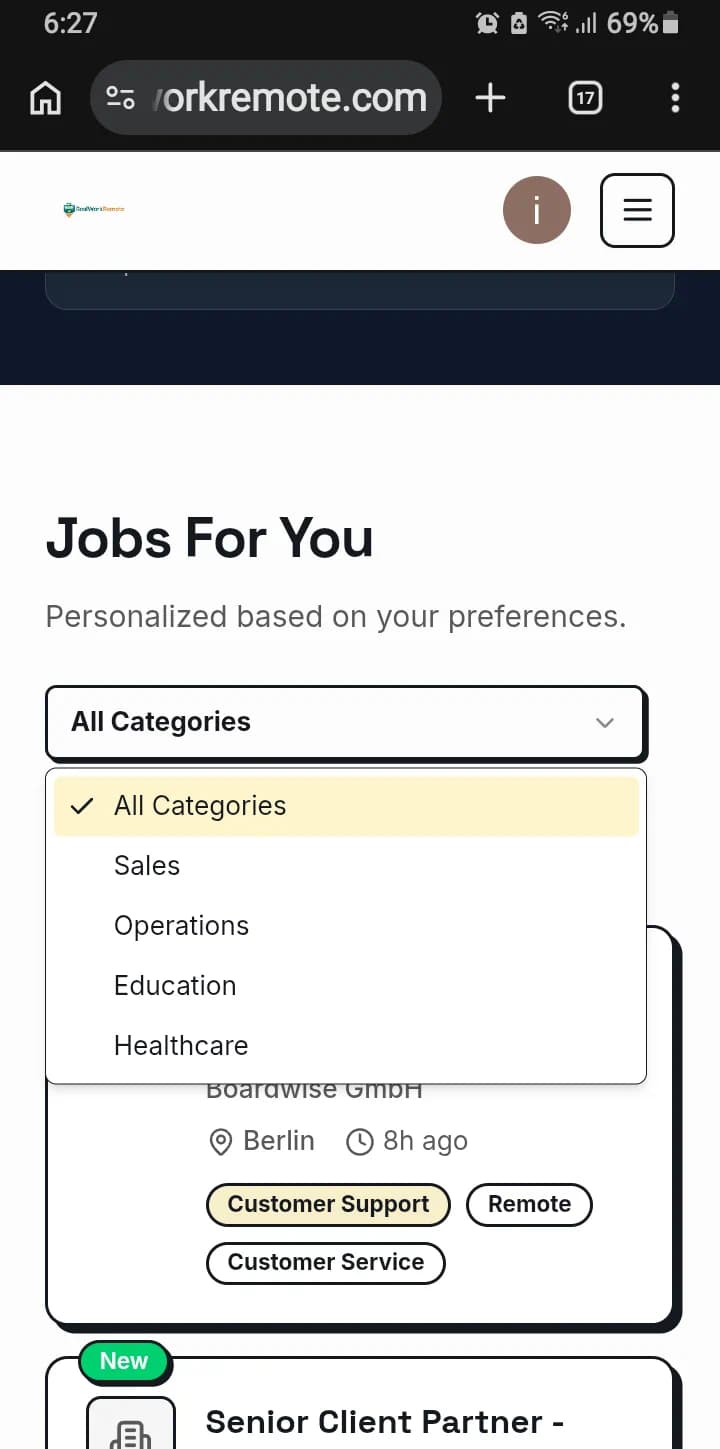 RealWorkRemote product screenshot 1