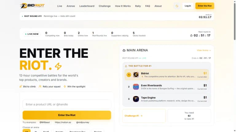 Bidriot product screenshot 2