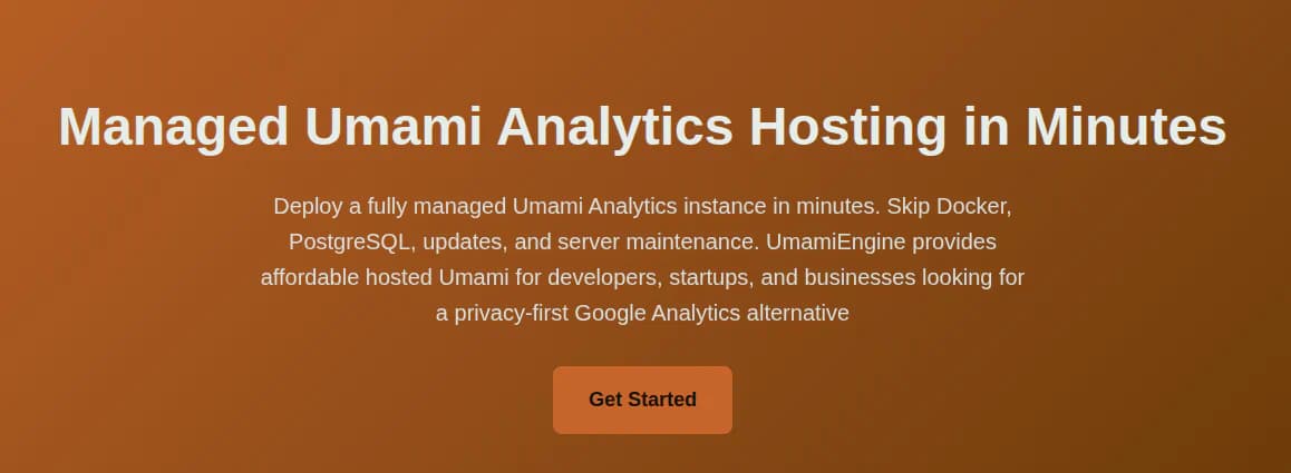 UmamiEngine product screenshot 1