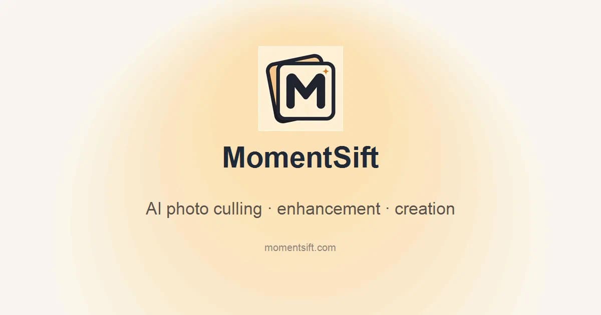MomentSift product screenshot 1