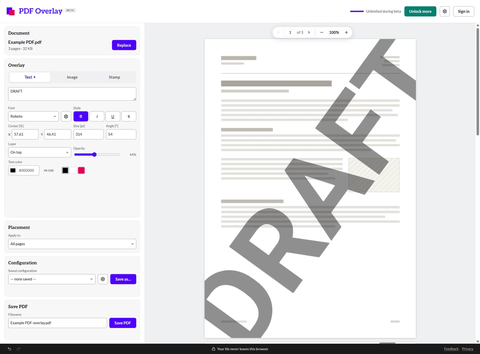 PDF Overlay product screenshot 3