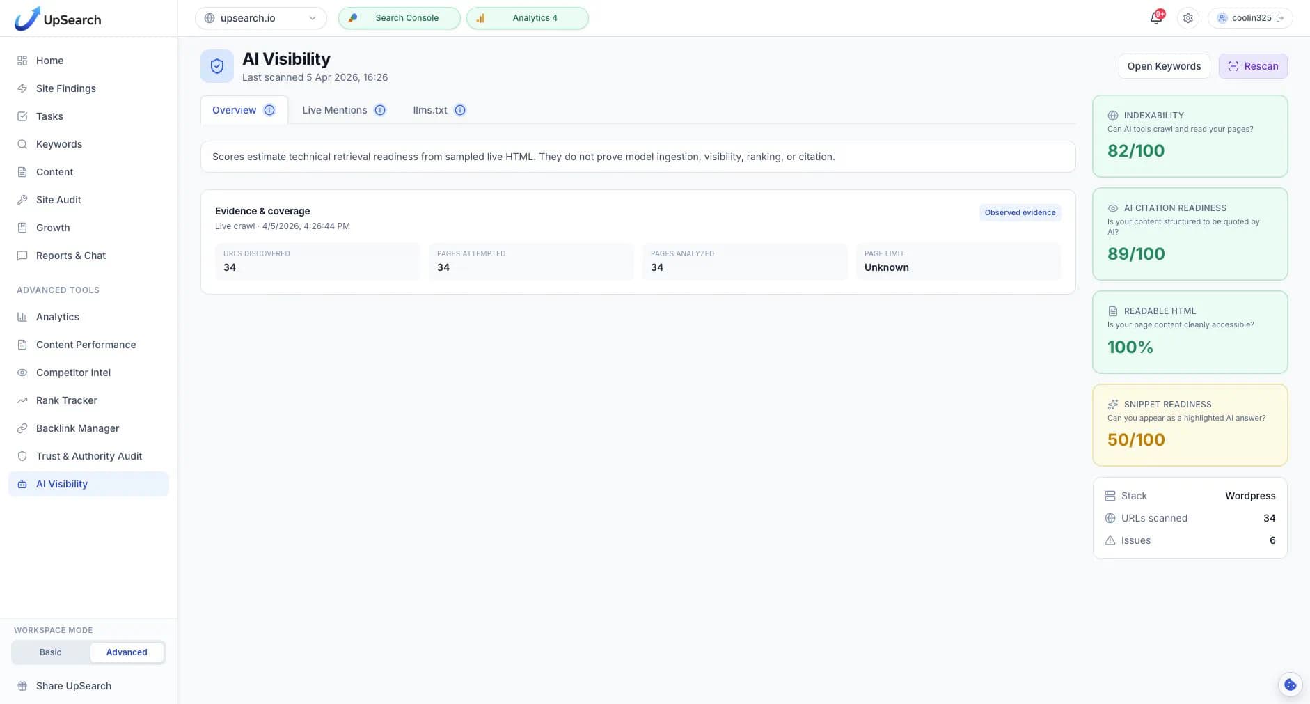 UpSearch product screenshot 3