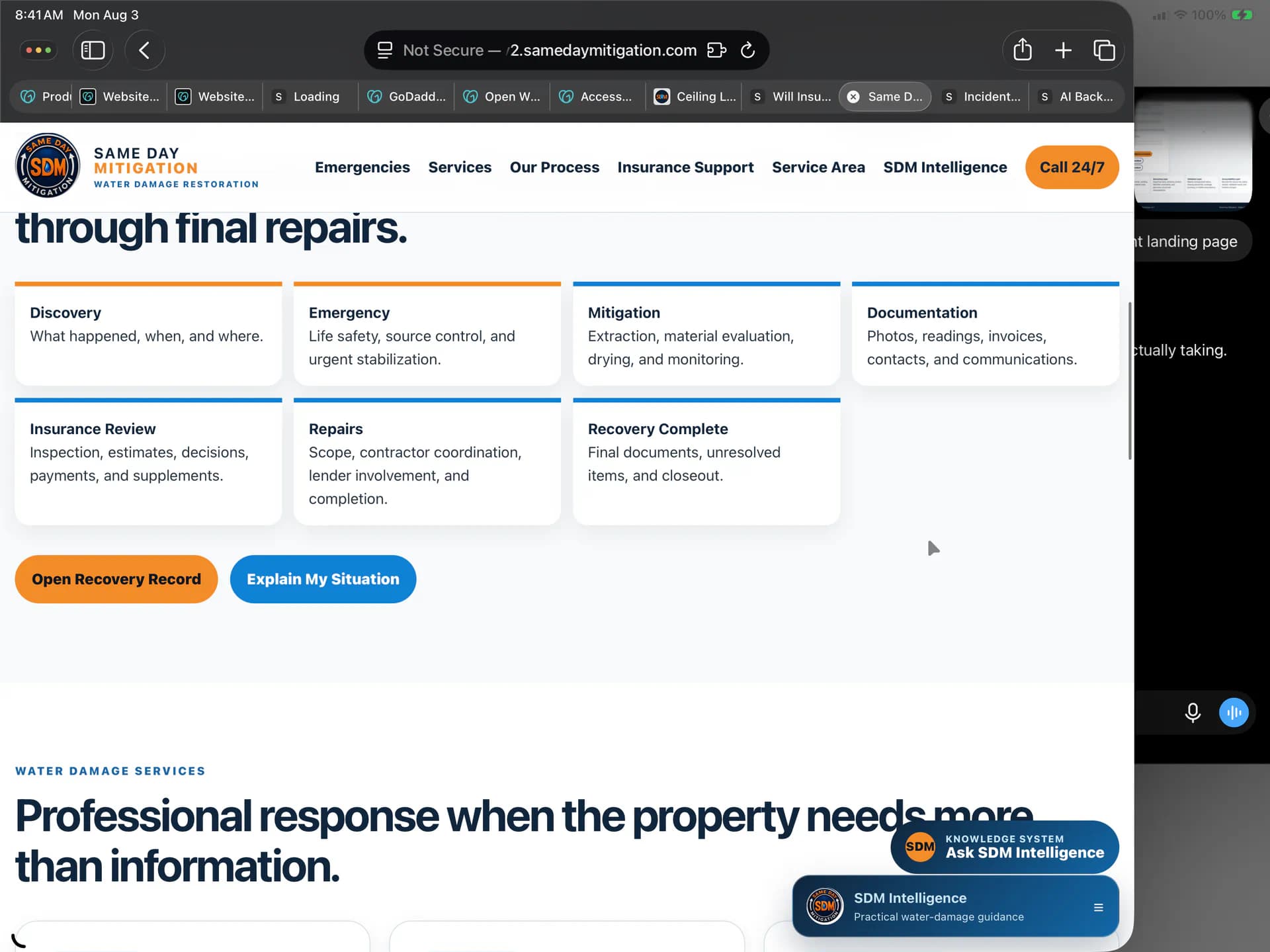 Same Day Mitigation product screenshot 2