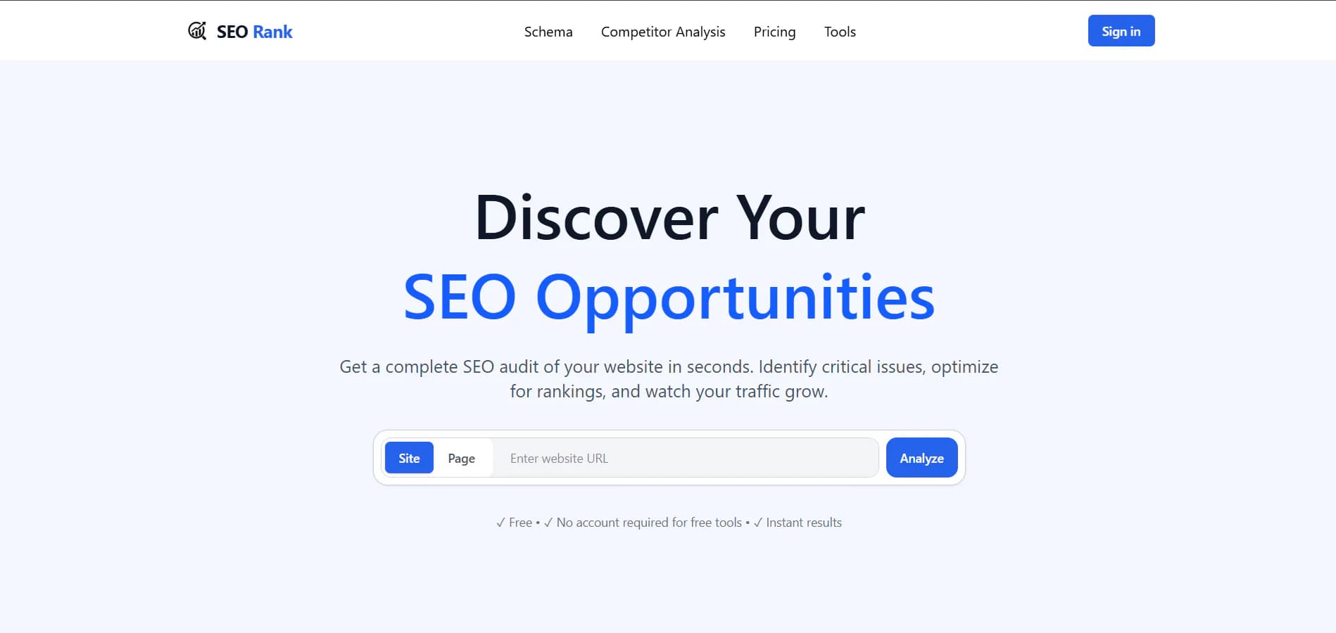 SEO Rank product screenshot 1