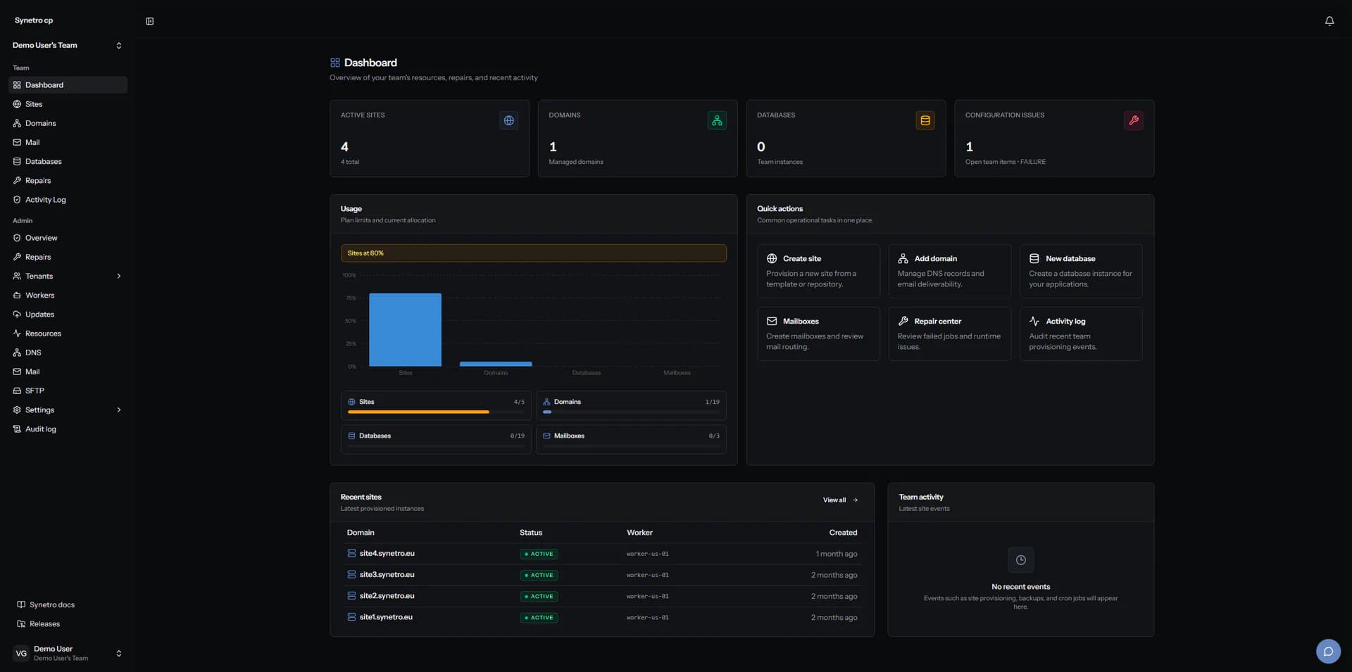 Synetro product screenshot 1
