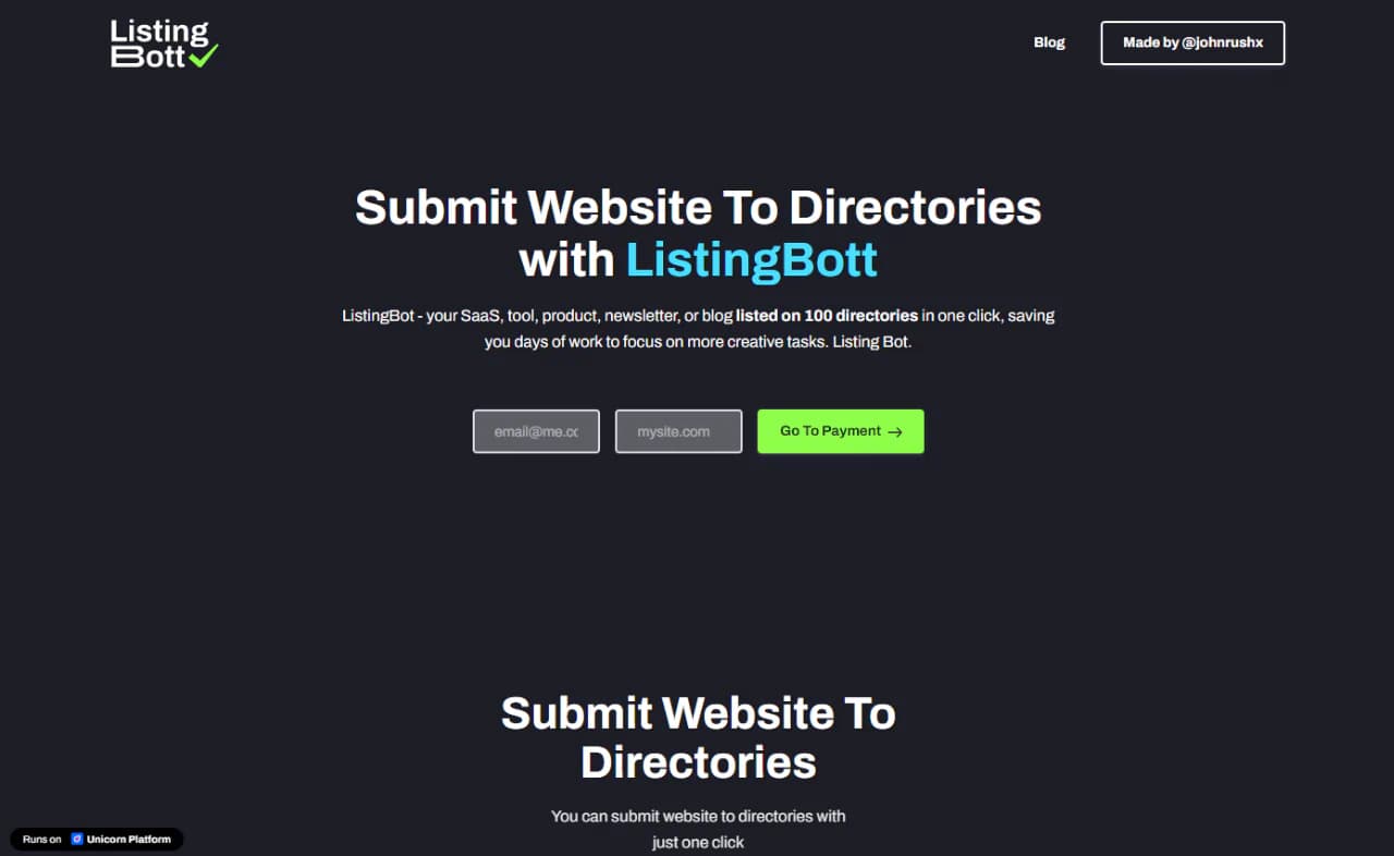 Listingbott product screenshot 1