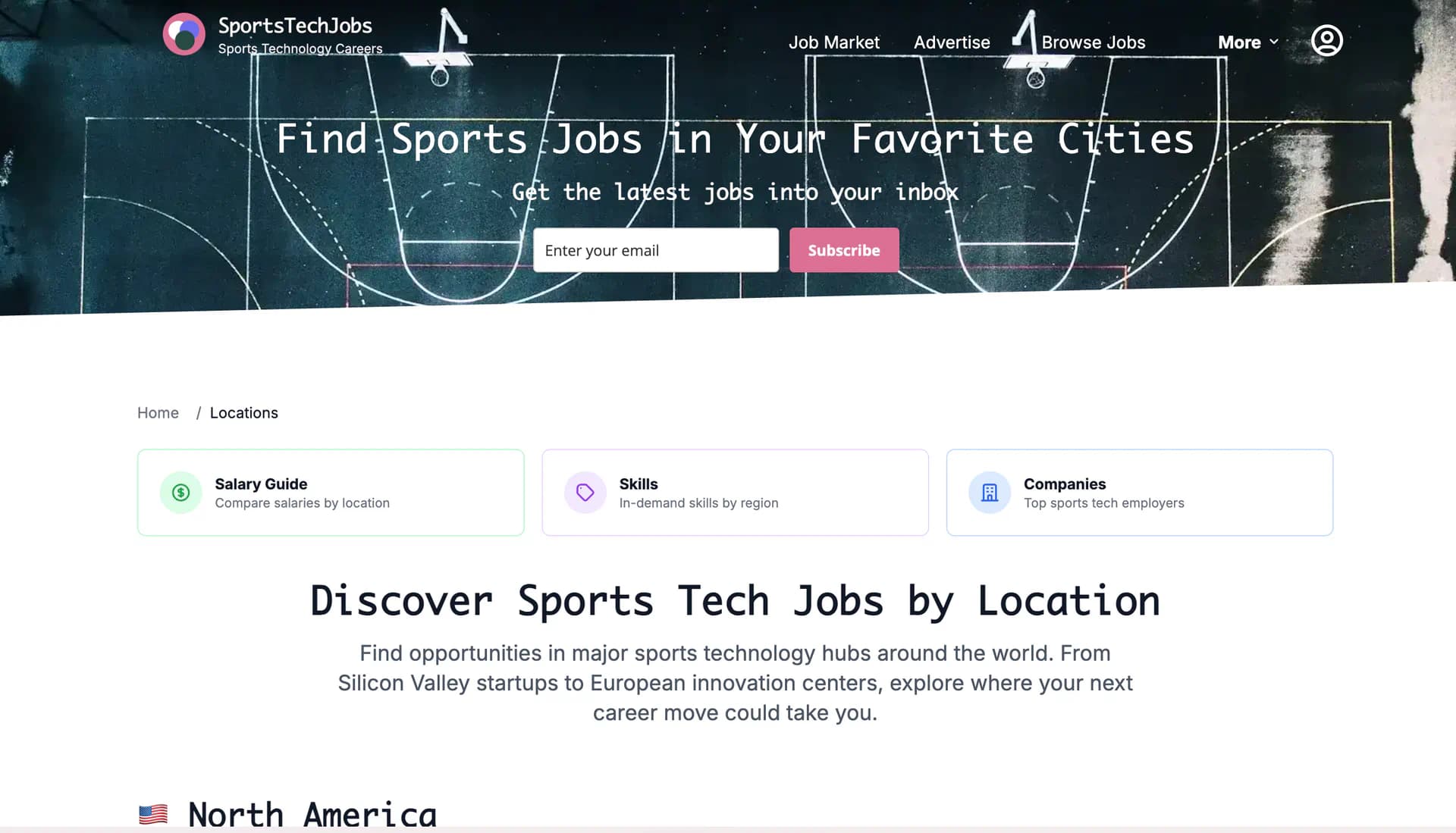 SportsTechJobs product screenshot 3