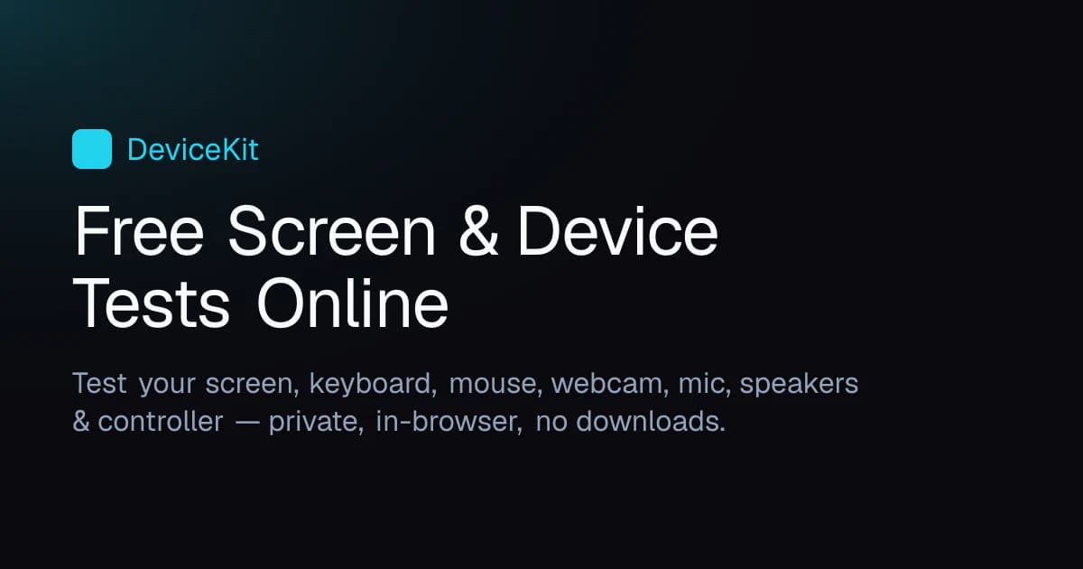 DeviceKit product screenshot 1