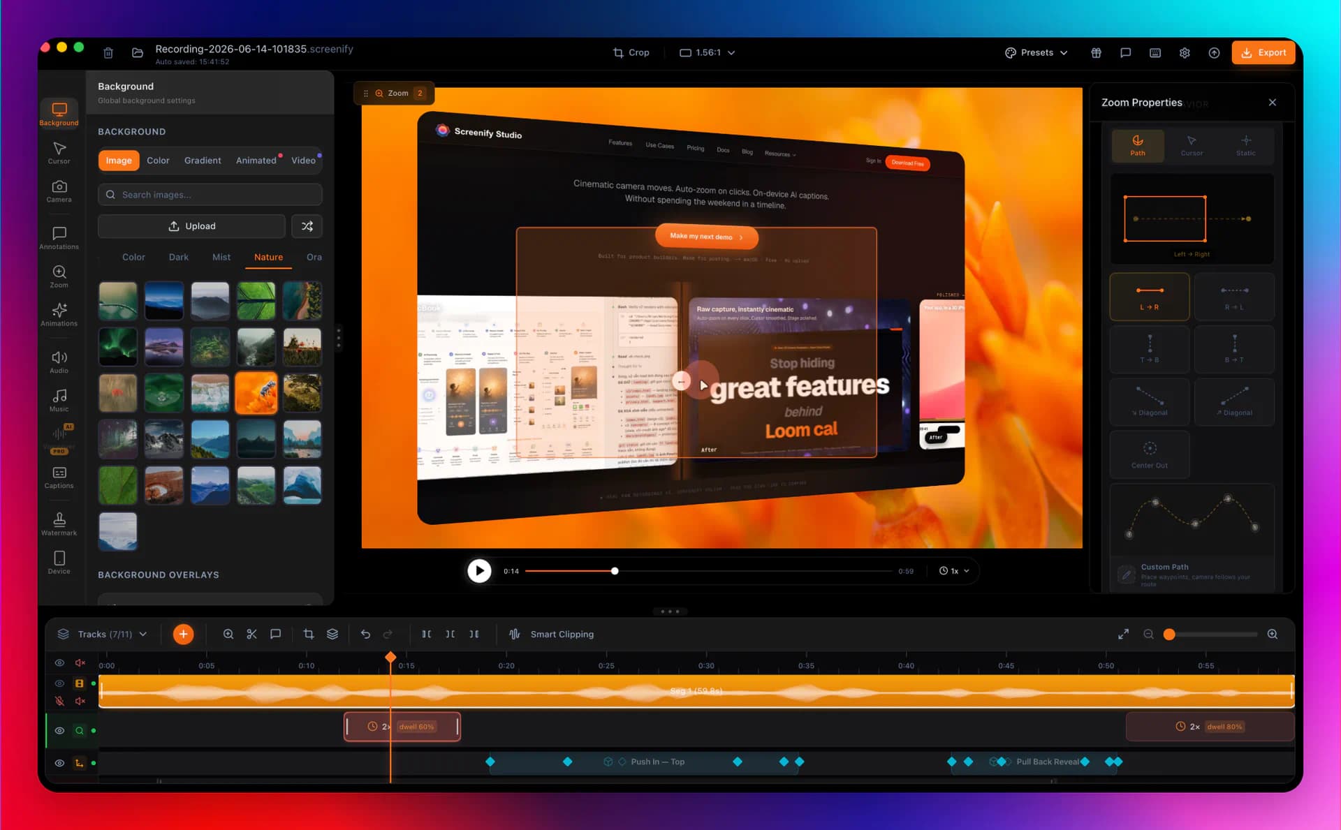 Screenify Studio product screenshot 1