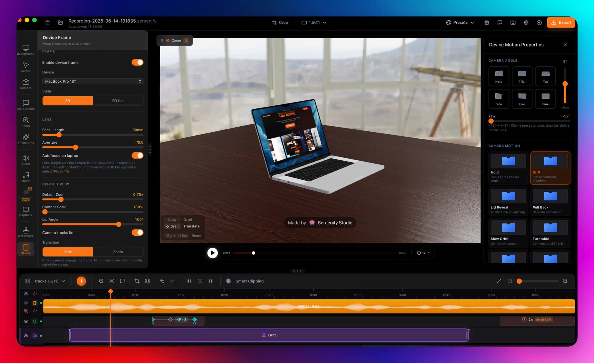 Screenify Studio product screenshot 3