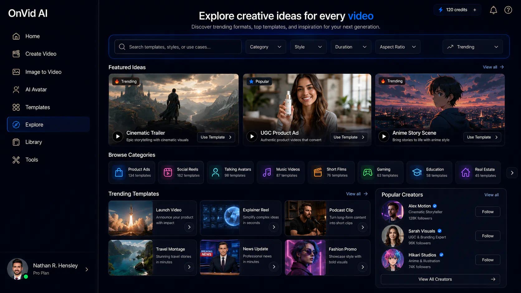 OnVid product screenshot 1