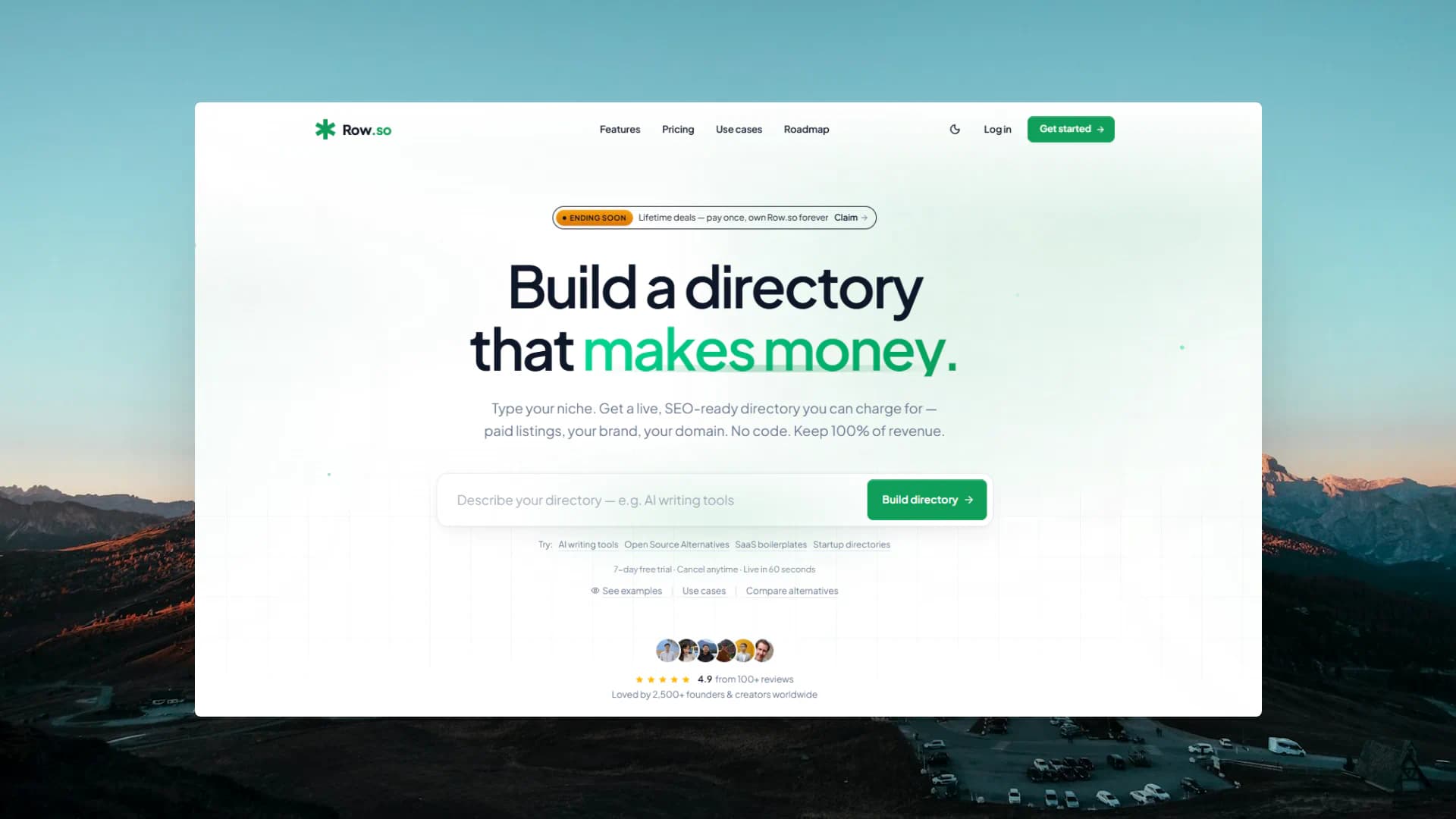 Row.so product screenshot 1