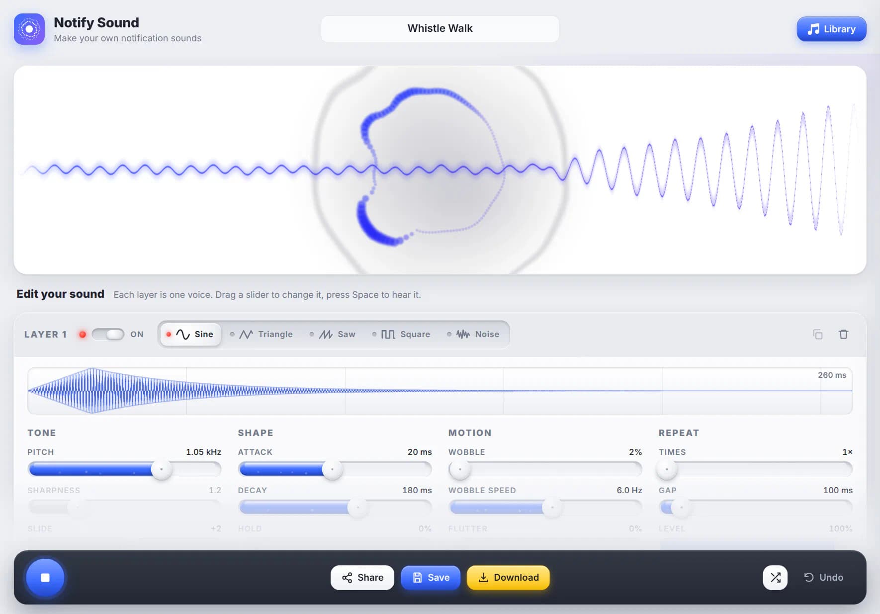 Notify Sound product screenshot 2