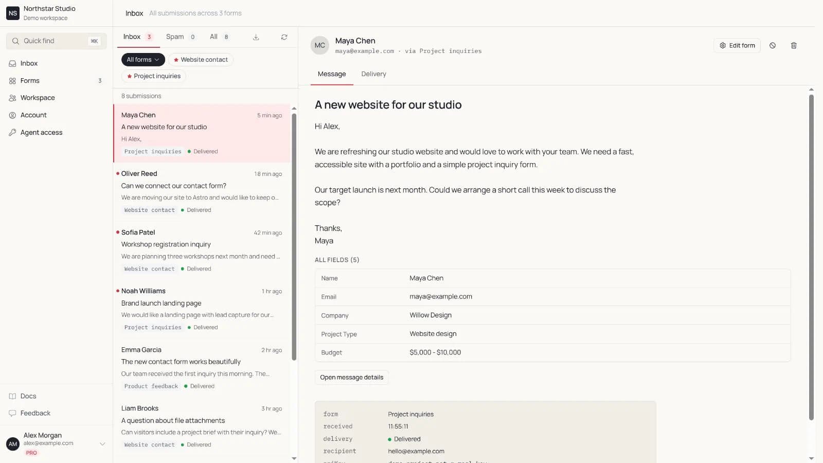Static Forms product screenshot 2