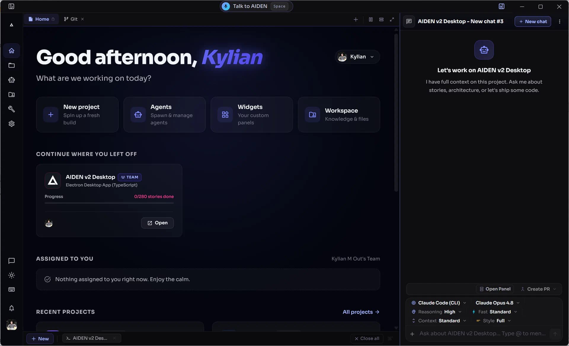 AIDEN product screenshot 1