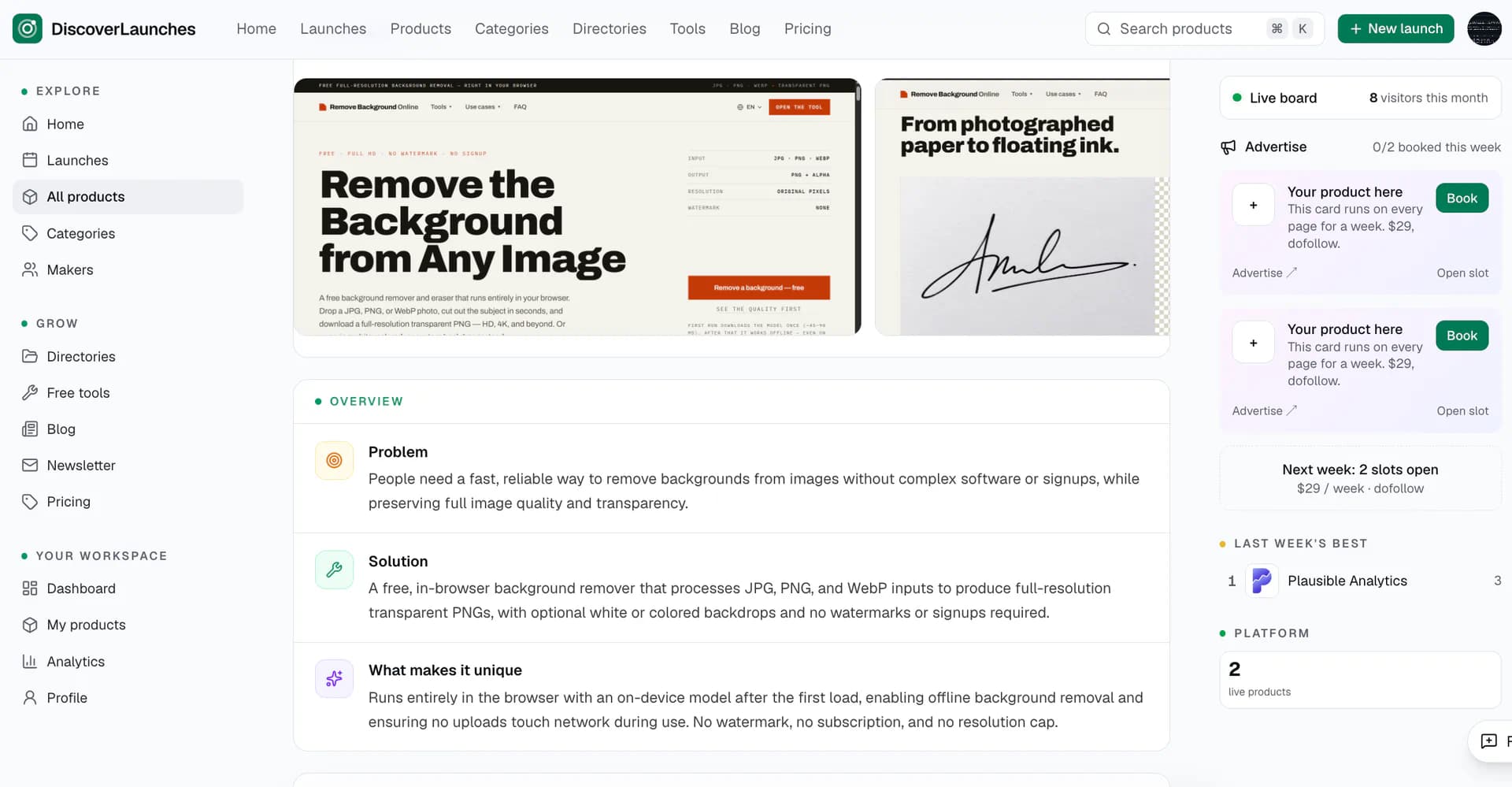 DiscoverLaunches product screenshot 3