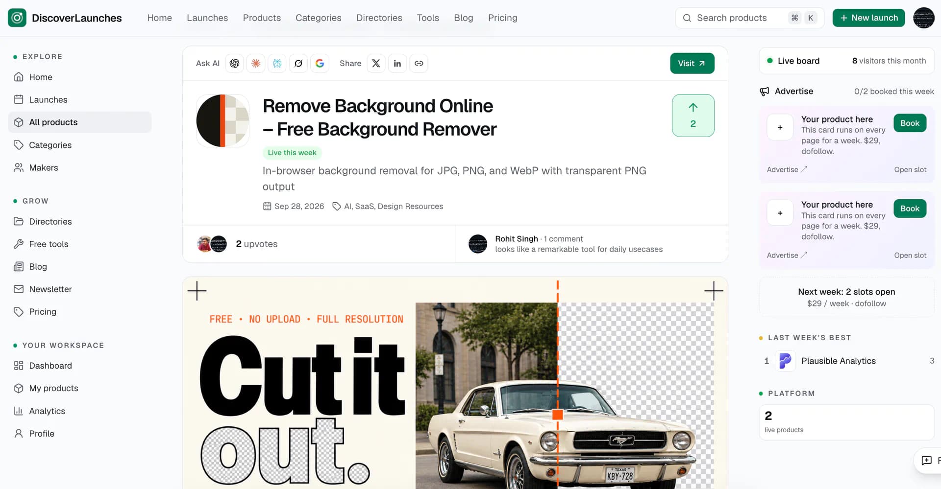 DiscoverLaunches product screenshot 2